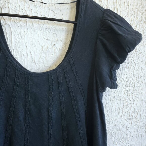 Free People We the Free Tunic Top, Black, Women's Small - Picture 2 of 9